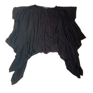 Women’s Black Flowy Shirt OS